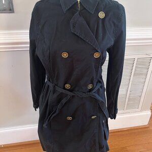 Michael Kors black lightweight trench coat - Size large